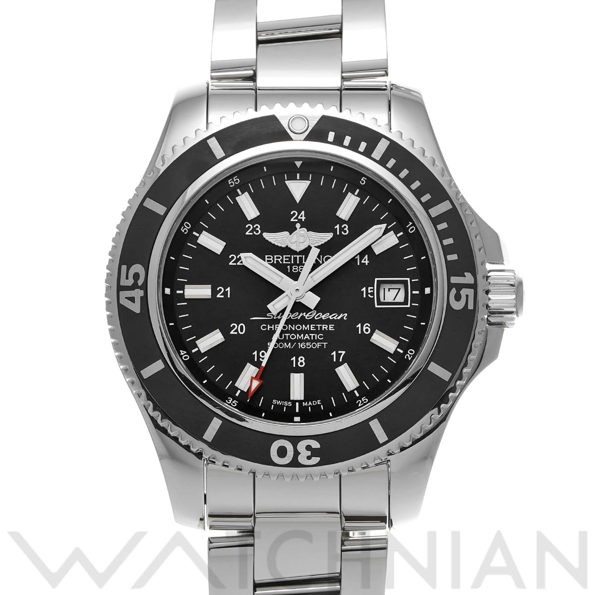 ブライトリング スーパーオーシャン II 42 A17365C9/BF71 ブラック メンズ 時計 【中古】【wristwatch】