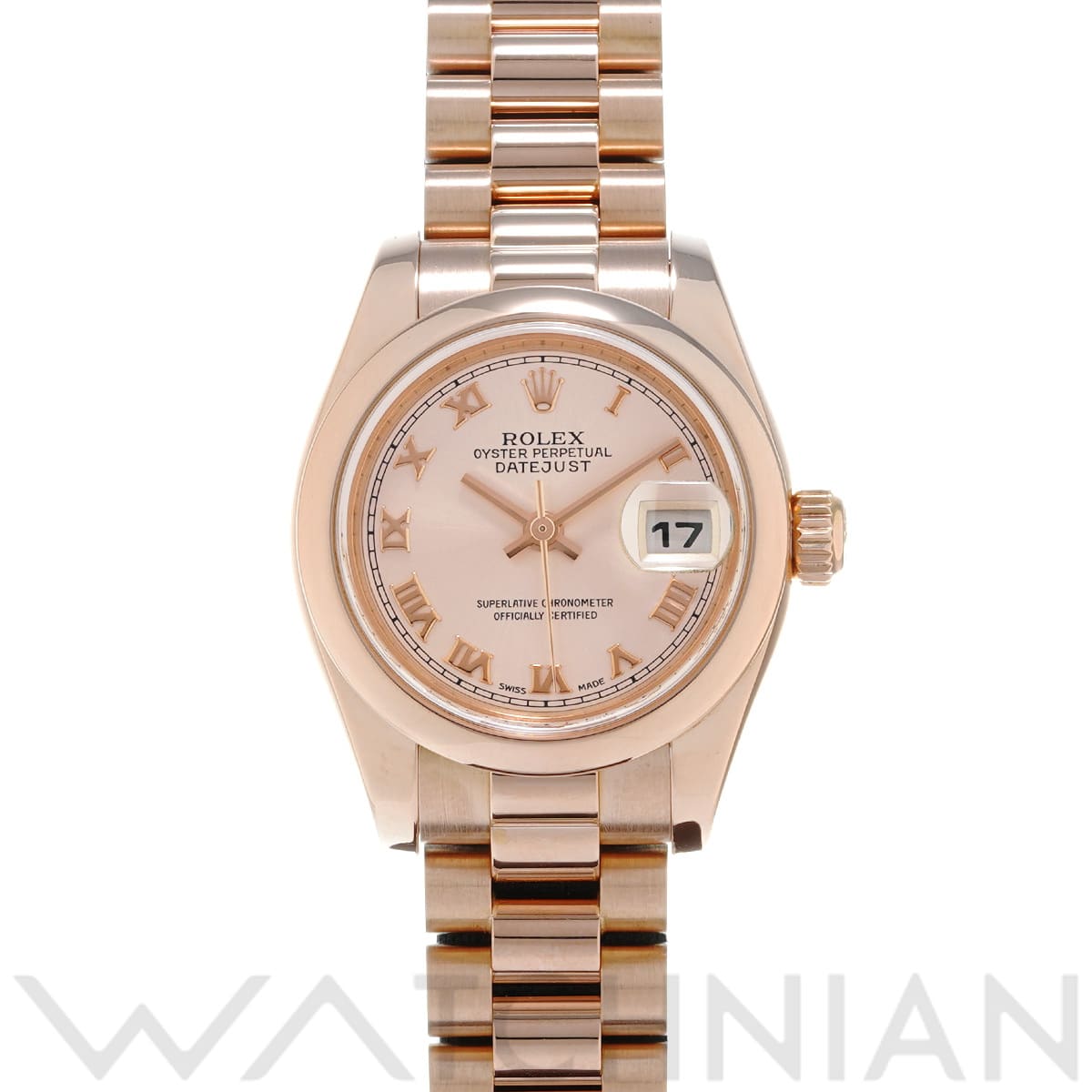 ロレックス レディ デイトジャスト 26 179165 ピンク レディース 時計 【中古】【wristwatch】