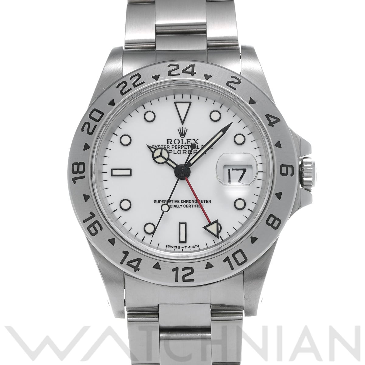 ロレックス エクスプローラーII 16570 ホワイト メンズ 時計 【中古】【wristwatch】