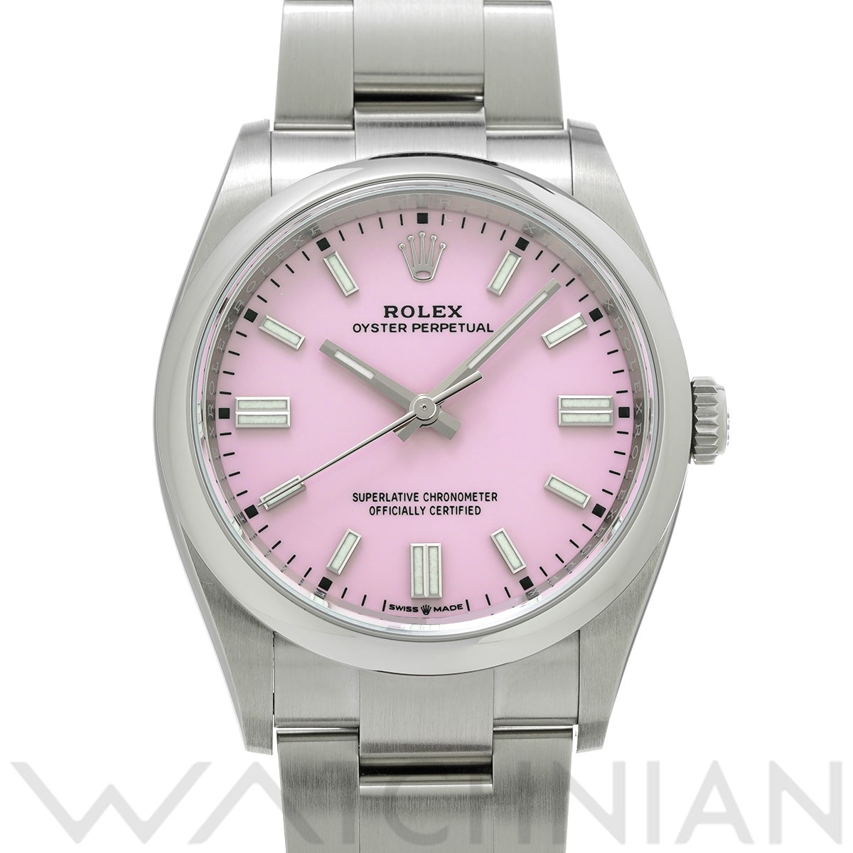 ロレックス オイスターパーペチュアル 36 126000 キャンディピンク メンズ 時計 【中古】【wristwatch】