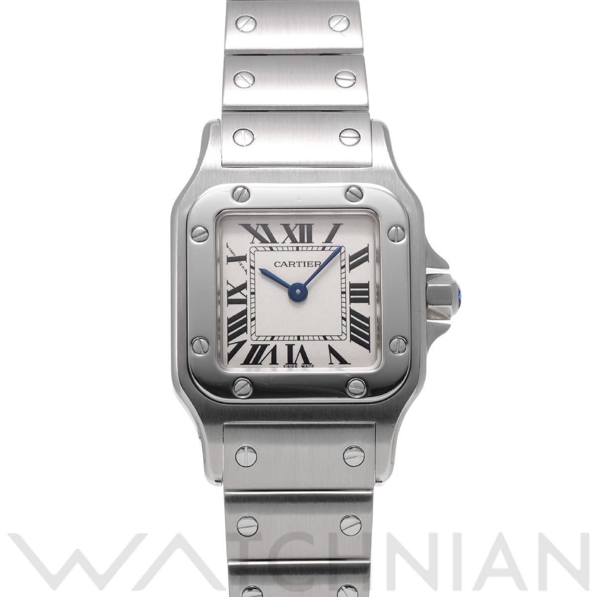 カルティエ サントスガルベ SM W20056D6 シルバー レディース 時計 【中古】【wristwatch】