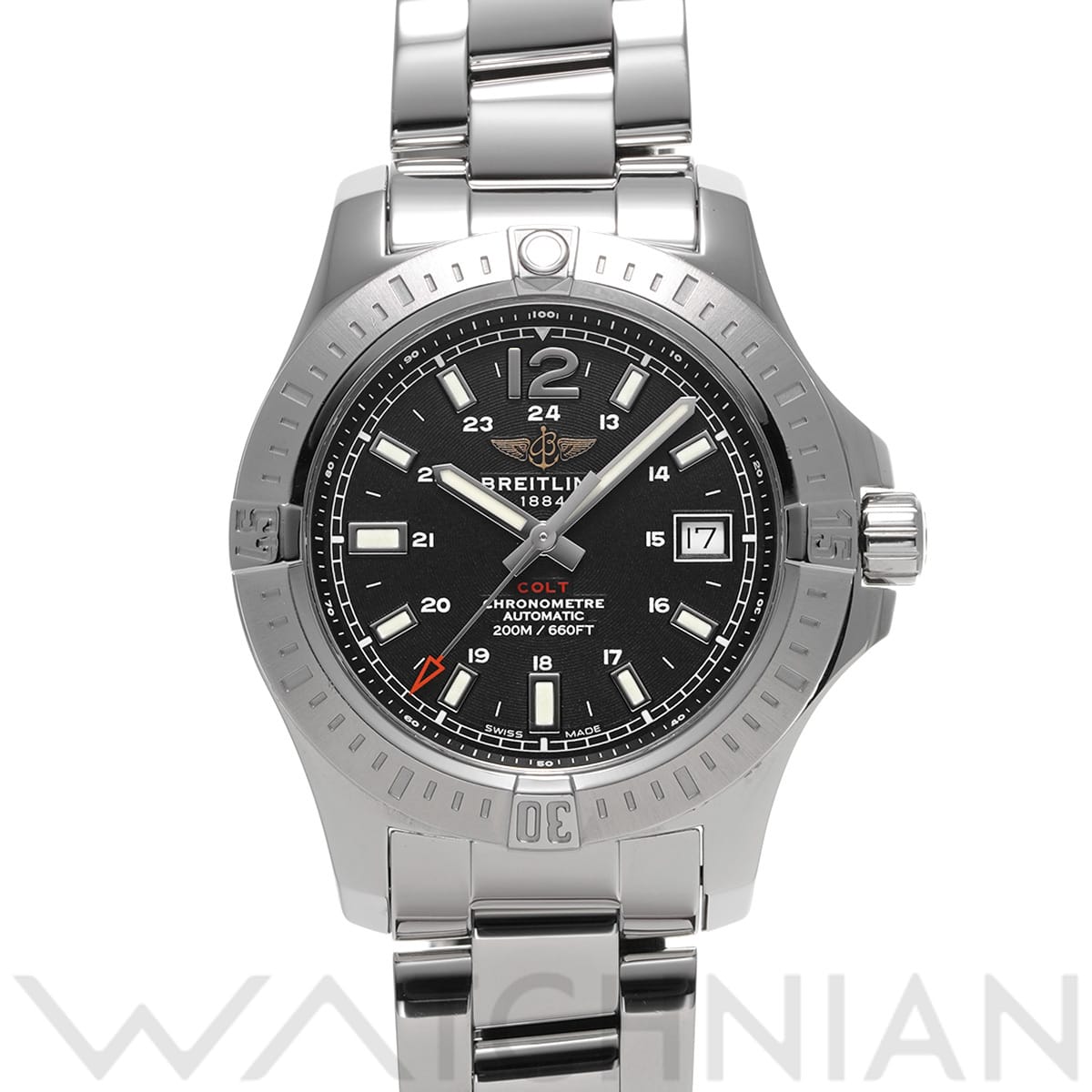 ブライトリング コルト オートマチック 41 A1731311/BE90 ブラック メンズ 時計 【中古】【wristwatch】