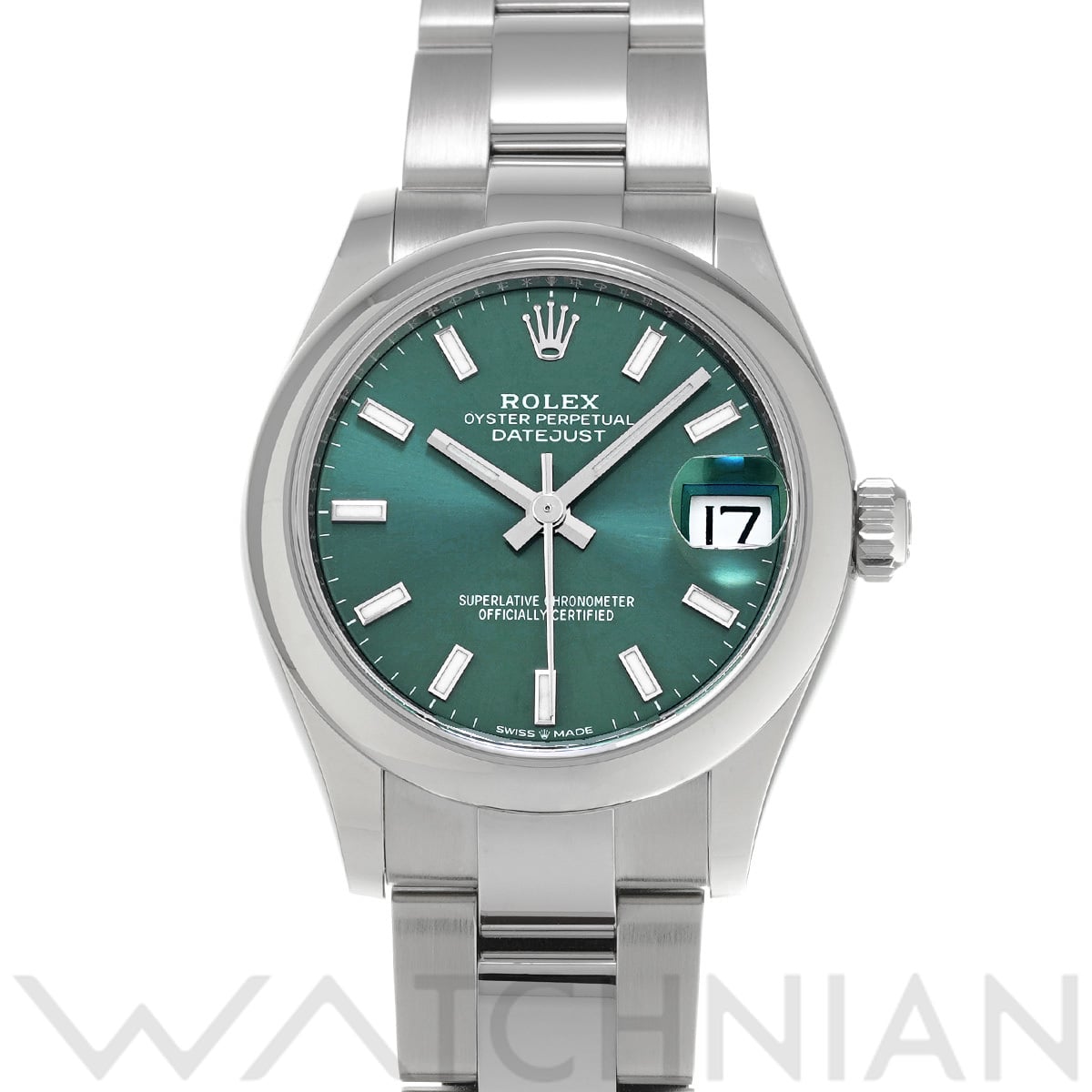 ロレックス デイトジャスト 31 278240 ミントグリーン ユニセックス 時計 【中古】【wristwatch】