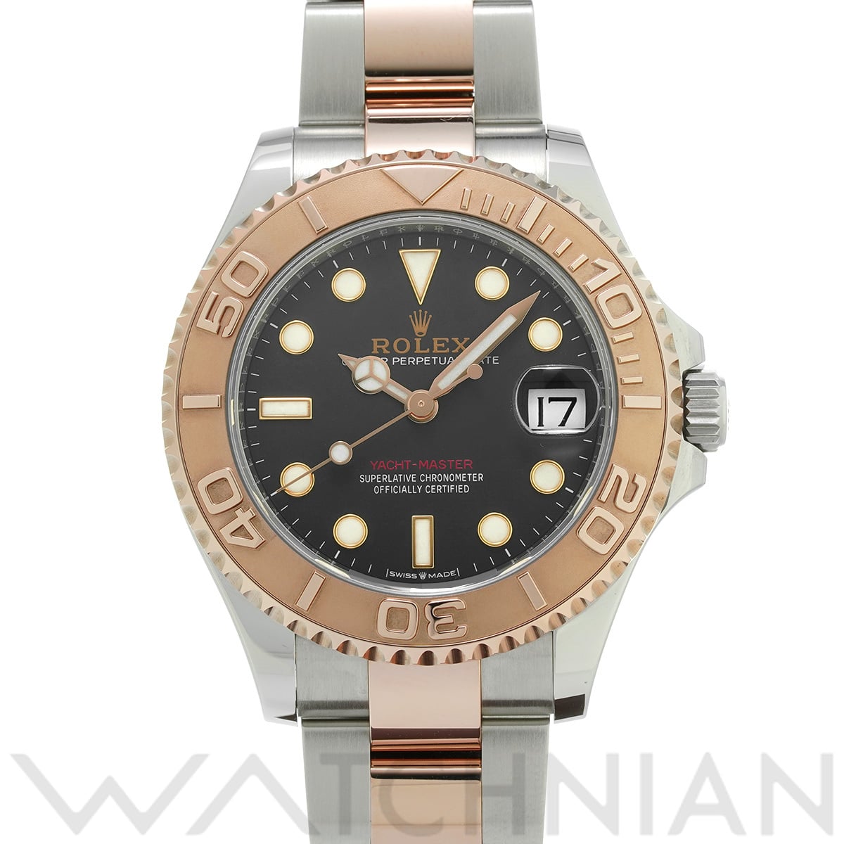 ロレックス ヨットマスター 37 268621 ブラック ユニセックス 時計 【中古】【wristwatch】