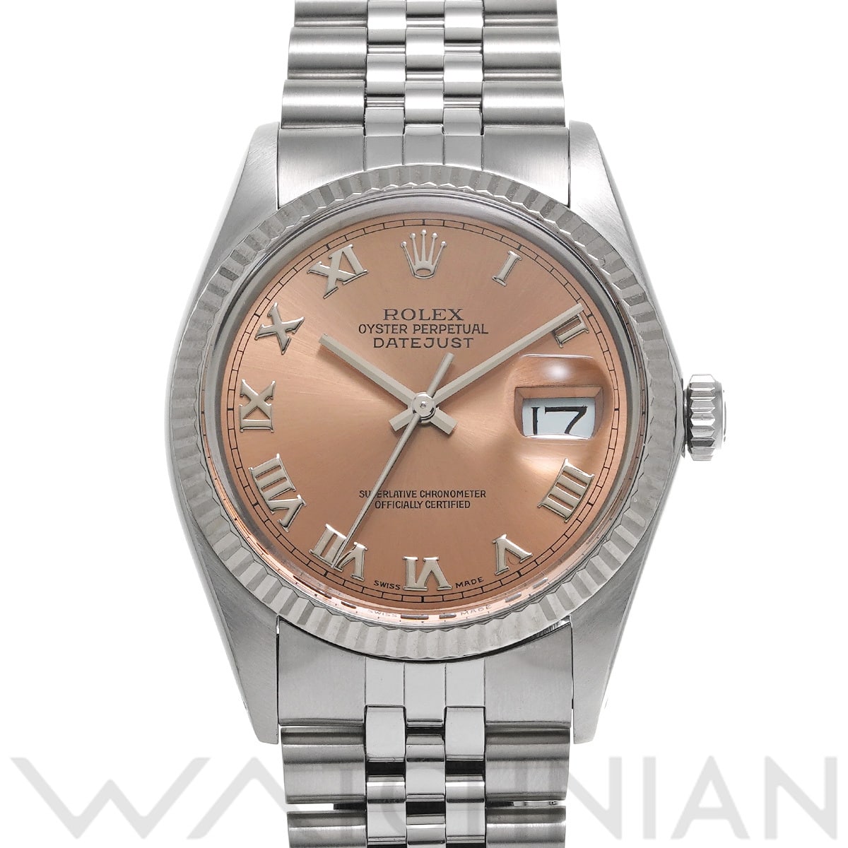 ロレックス デイトジャスト 16014 ピンク メンズ 時計 【中古】【wristwatch】