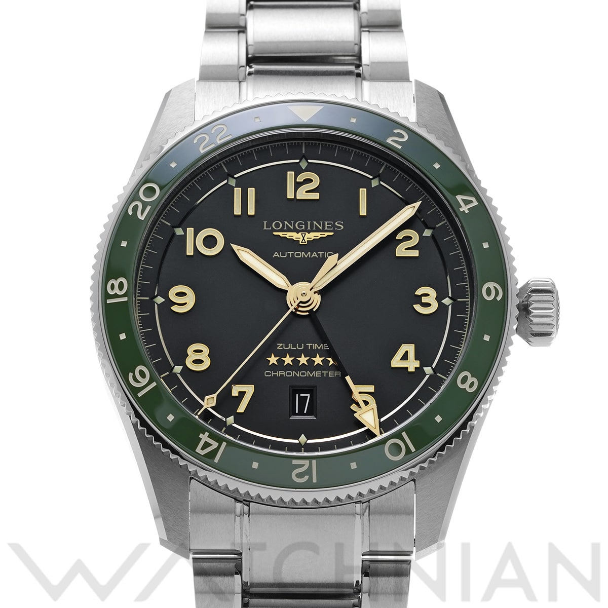 ロンジン スピリット ズールータイム L3.812.4.63.6  アンスラサイト メンズ 時計 【中古】【wristwatch】