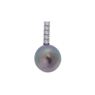 タサキ パール ペンダントトップ シルバー K18ホワイトゴールド WG レディース ジュエリー 【中古】【jewelry】