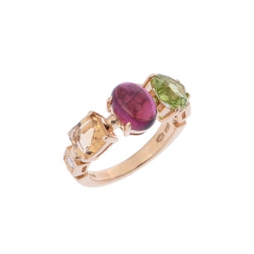 ブルガリ ゴールド K18イエローゴールド YG レディース ジュエリー 【中古】【jewelry】