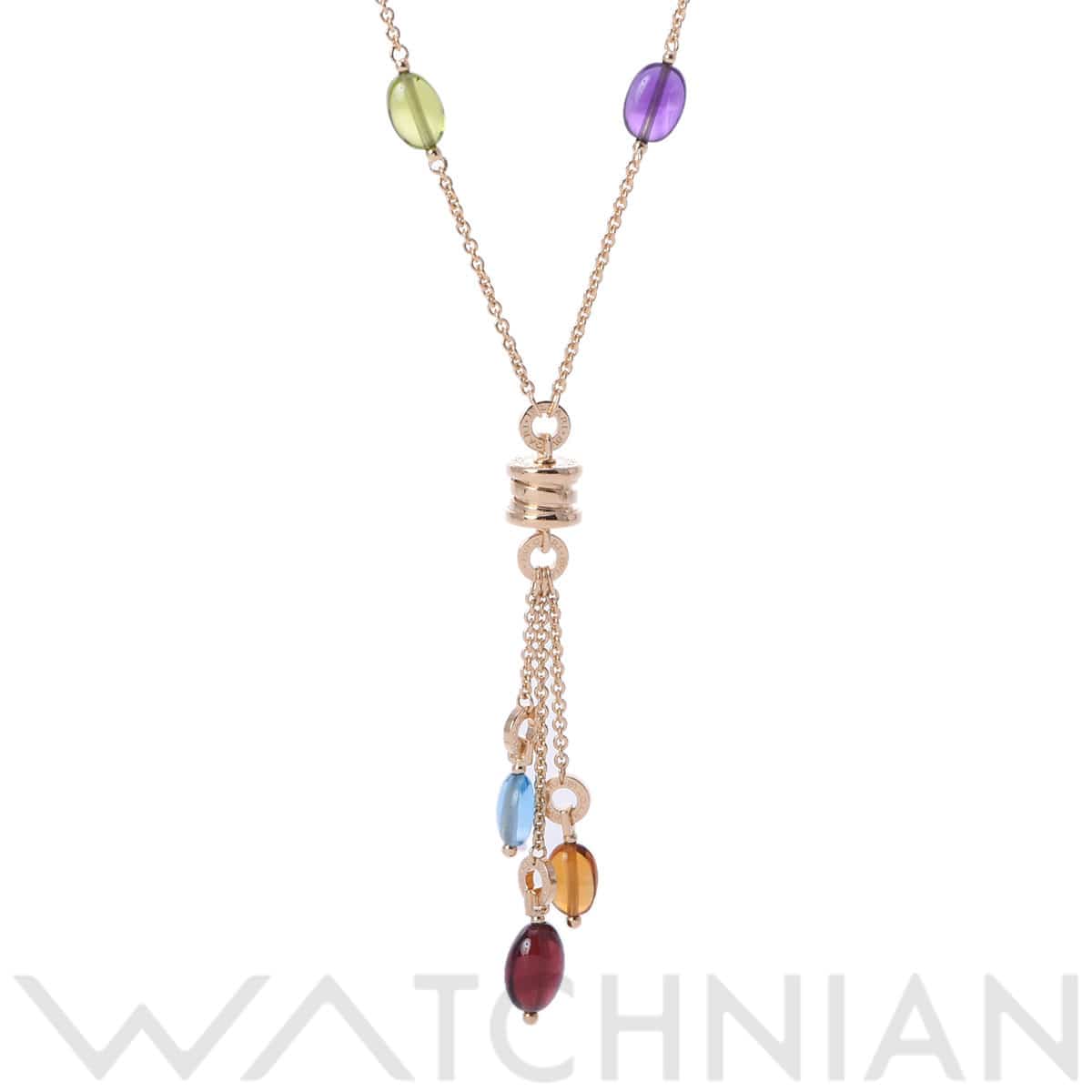 ブルガリ B.ZEROエレメント ネックレス ゴールド K18イエローゴールド YG レディース ジュエリー 【中古】【jewelry】