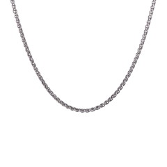 ショパール チェーンネックレス シルバー K18ホワイトゴールド WG レディース ジュエリー 【中古】【jewelry】