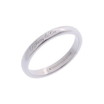 ティファニー ノーツ ロゴ リング シルバー Pt950プラチナ レディース ジュエリー 【中古】【jewelry】