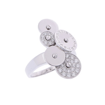 ブルガリ チクラディリング シルバー K18ホワイトゴールド WG レディース ジュエリー 【中古】【jewelry】