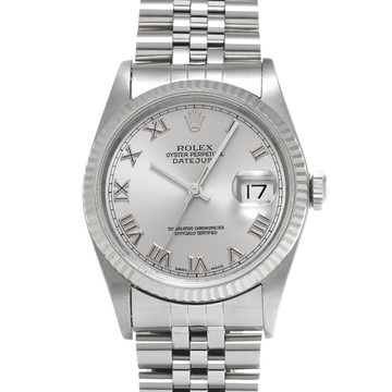 ロレックス デイトジャスト 16234 グレー メンズ 時計 【中古】【wristwatch】
