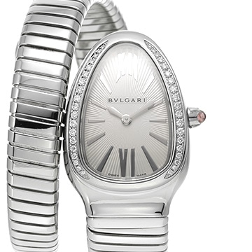 ブルガリ セルペンティ トゥボガス シングルスパイラル SP35S シルバー メンズ 時計 【中古】【wristwatch】