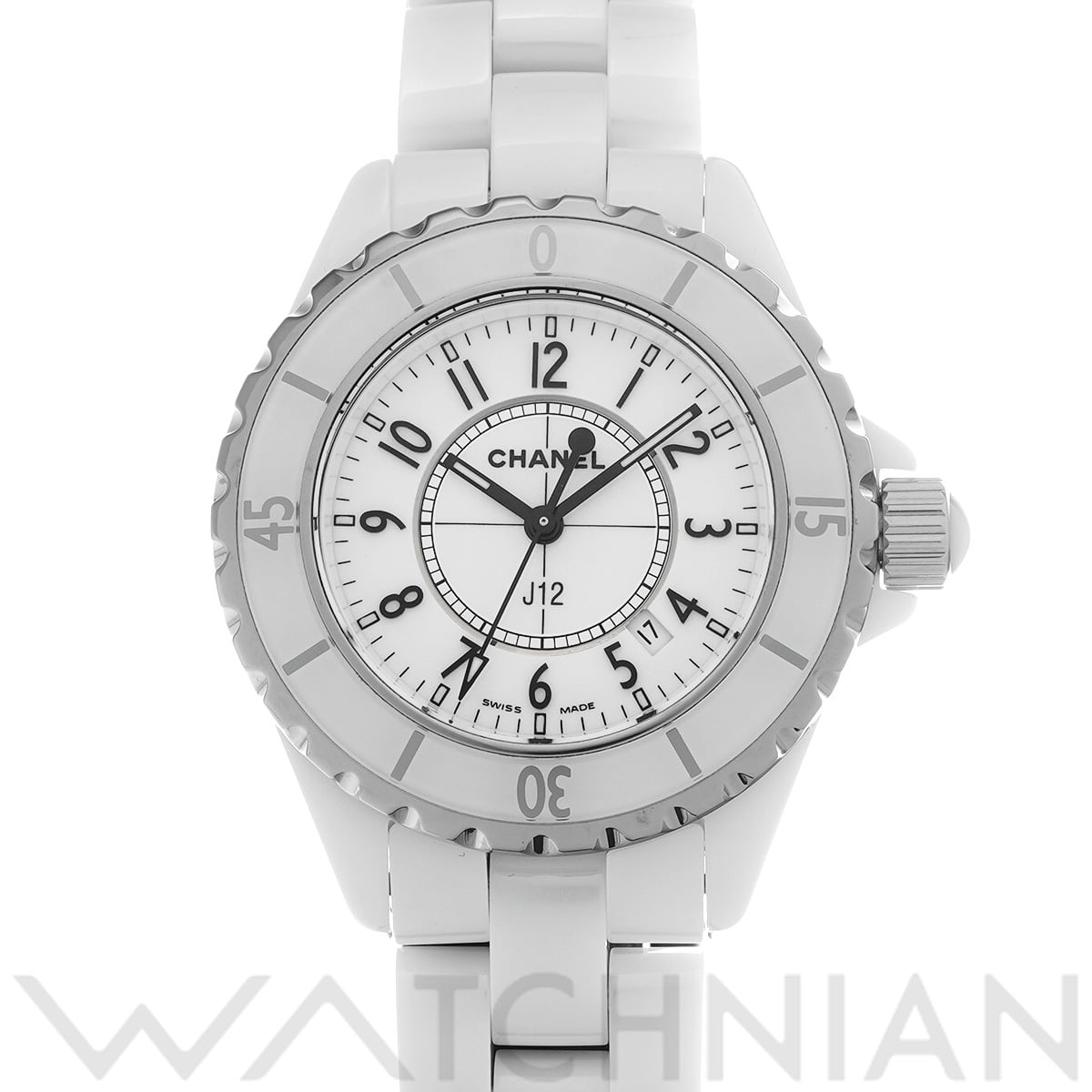 シャネル J12 33MM H0968 ホワイト レディース 時計 【中古】【wristwatch】