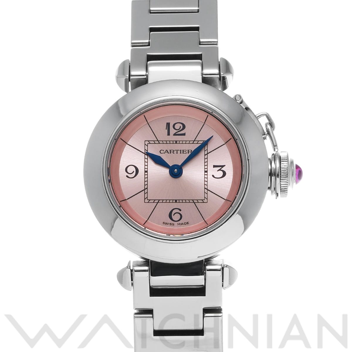 カルティエ ミスパシャ W3140008 ピンク レディース 時計 【中古】【wristwatch】