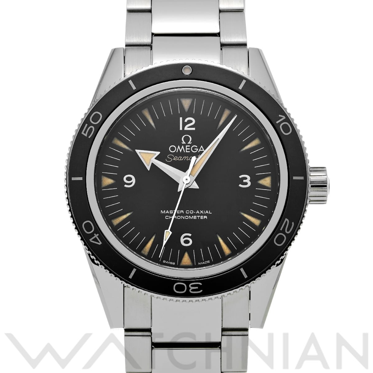 オメガ シーマスター 300 マスターコーアクシャル 233.30.41.21.01.001 ブラック メンズ 時計 【中古】【wristwatch】