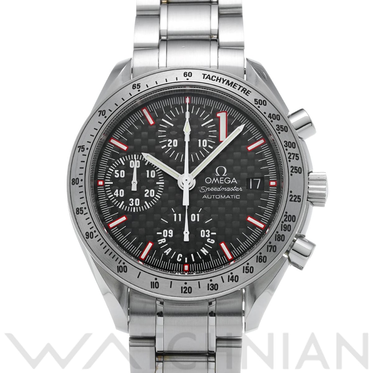 オメガ スピードマスター レーシング ミハエル・シューマッハ 2001 3519.50 ブラック メンズ 時計 【中古】【wristwatch】