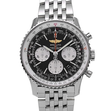 ブライトリング ナビタイマー 01 A022B01NP ブラック/シルバー メンズ 時計 【中古】【wristwatch】