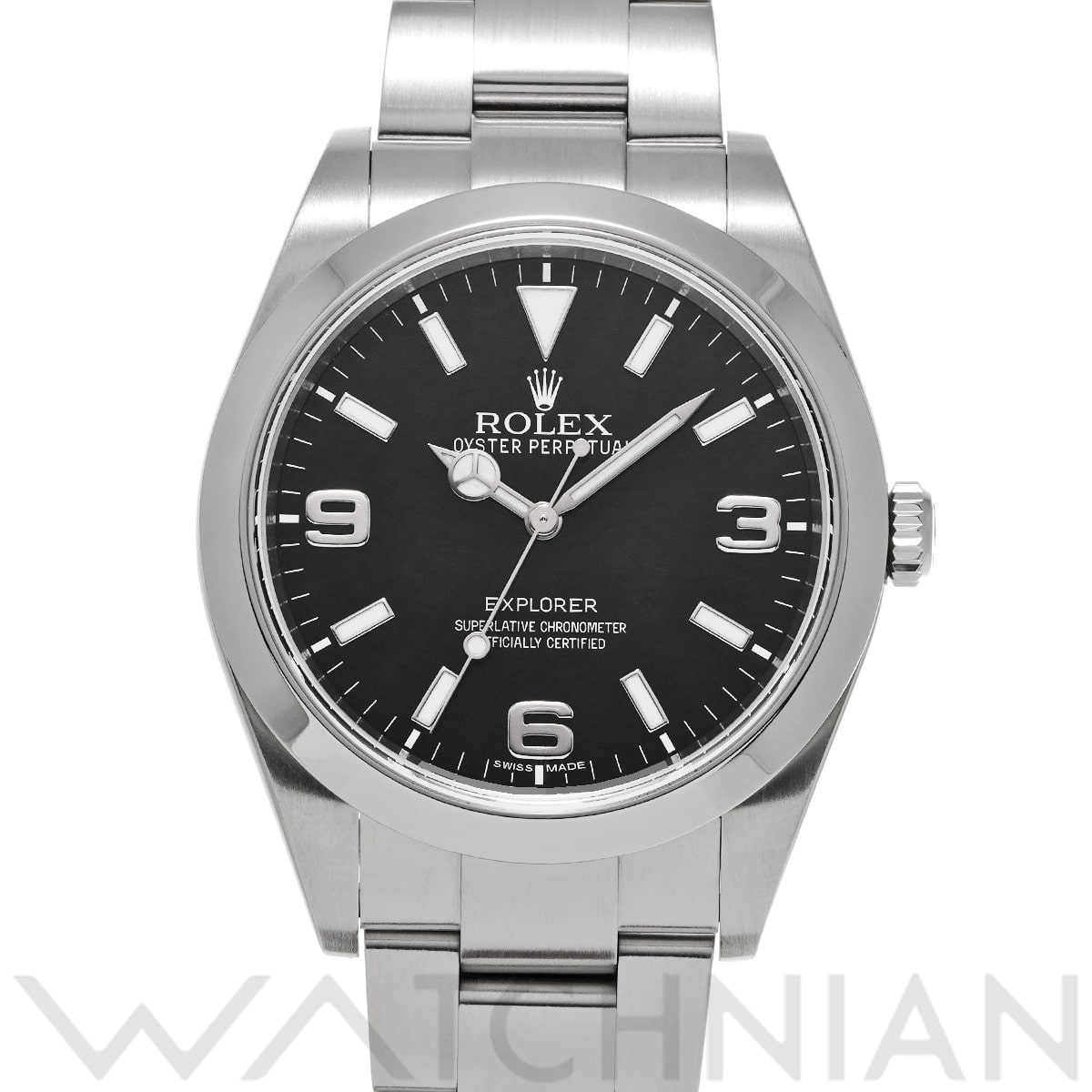 ロレックス エクスプローラー 214270 ブラック メンズ 時計 【中古】【wristwatch】