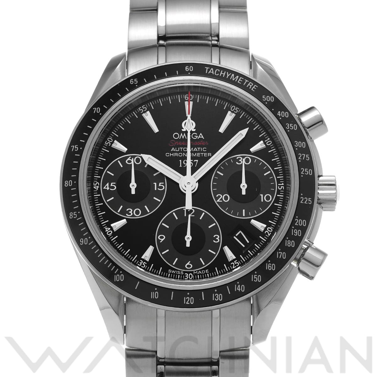 オメガ スピードマスター デイト 1957 323.30.40.40.01.001 ブラック/グレー メンズ 時計 【中古】【wristwatch】