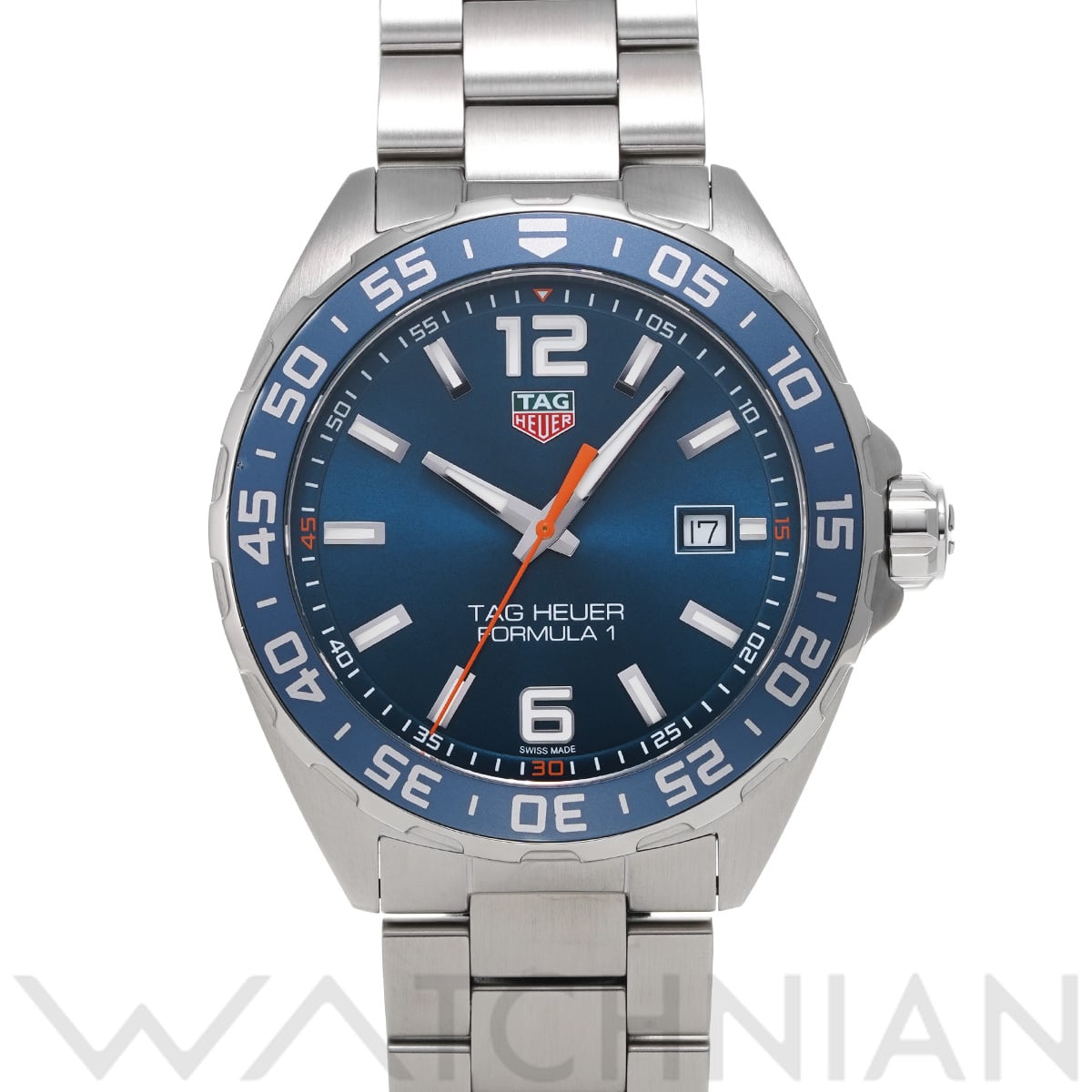 タグ ホイヤー フォーミュラ1 クォーツ WAZ1010.BA0842 ブルー メンズ 時計 【中古】【wristwatch】