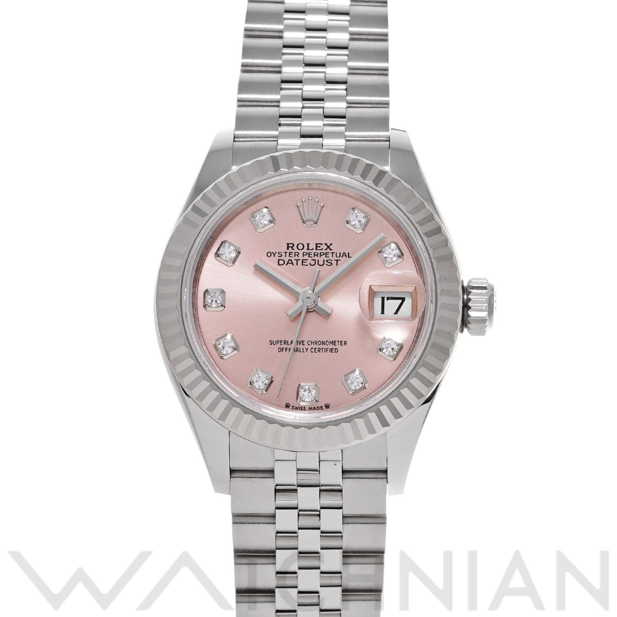 ロレックス レディ デイトジャスト 28 279174G ピンク/ダイヤモンド レディース 時計 【中古】【wristwatch】