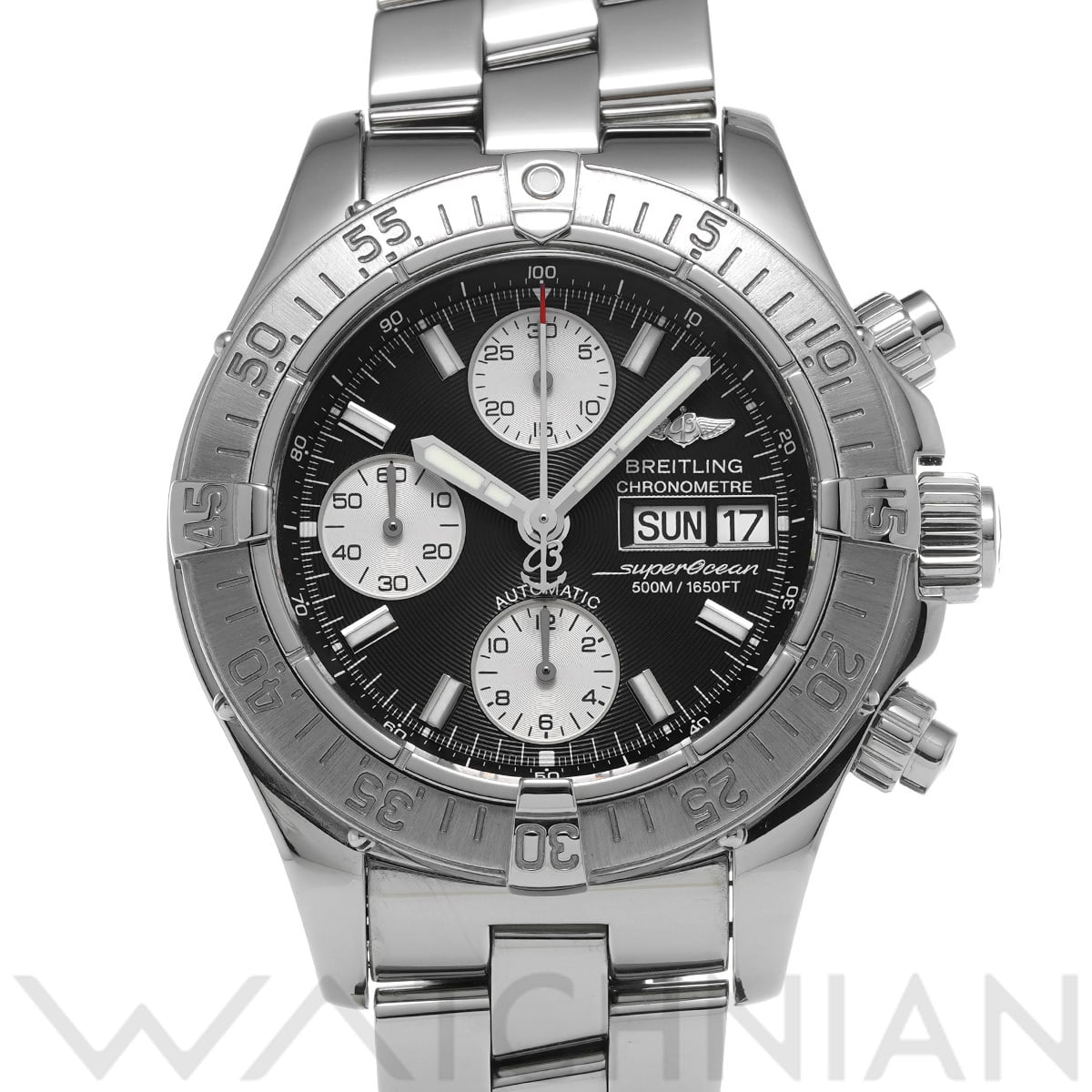 ブライトリング クロノ スーパーオーシャン A1334011/B683 ブラック/シルバー メンズ 時計 【中古】【wristwatch】