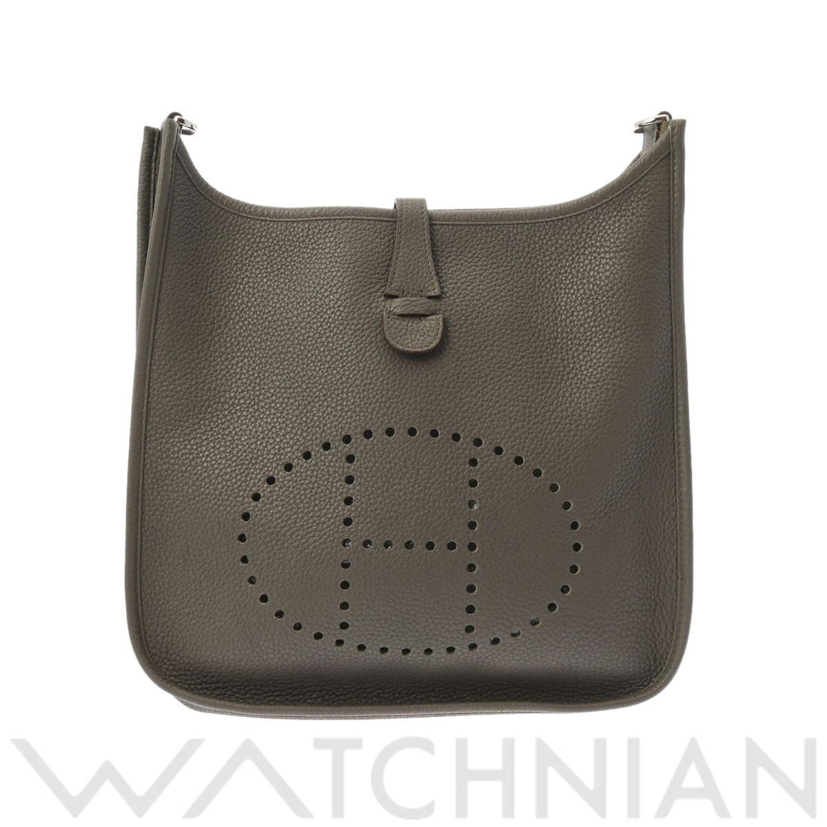 エルメス エヴリン3 PM エタン/パラジウム金具 トリヨンクレマンス ユニセックス バッグ 【中古】【bag】