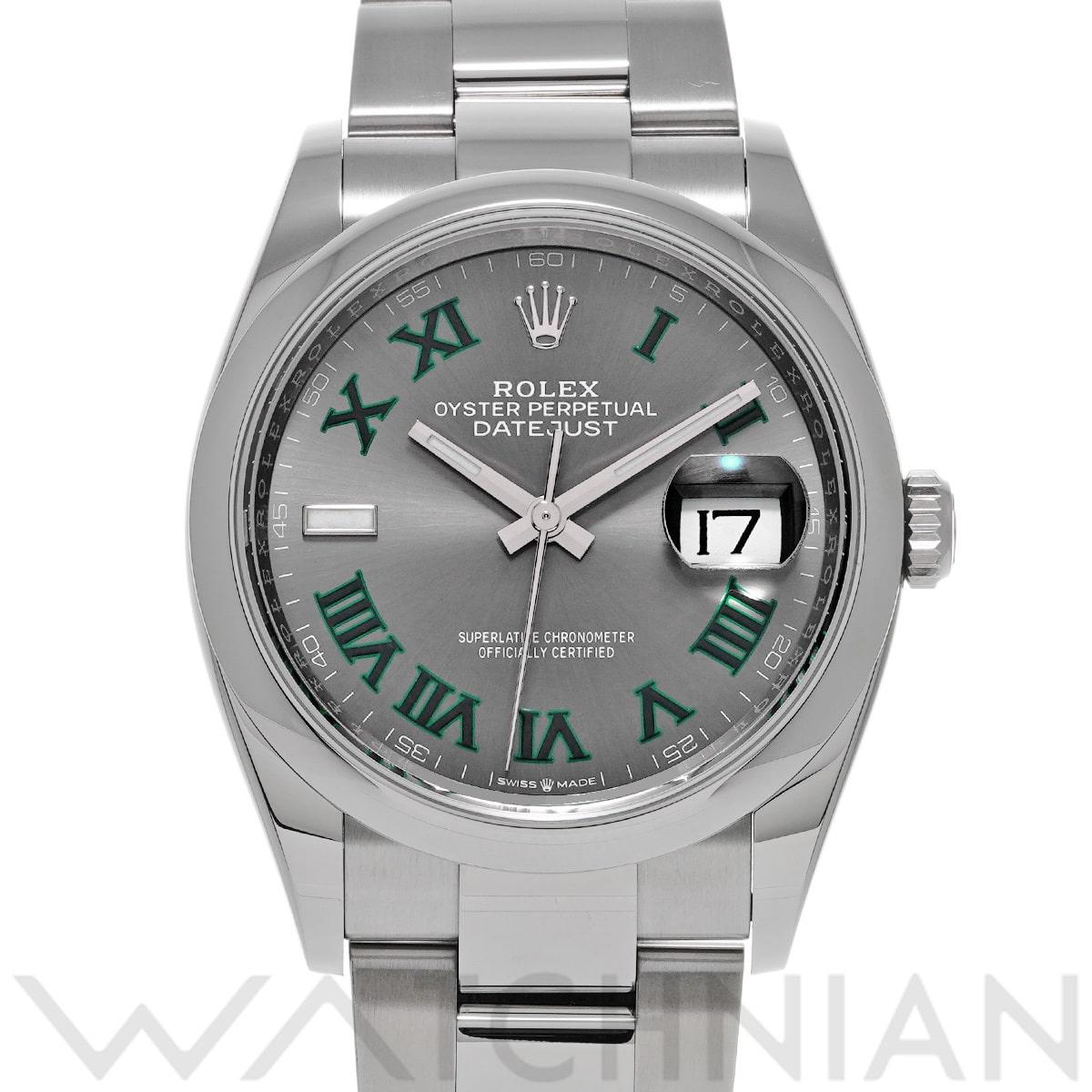 ロレックス デイトジャスト 36 126200 スレート メンズ 時計 【中古】【wristwatch】