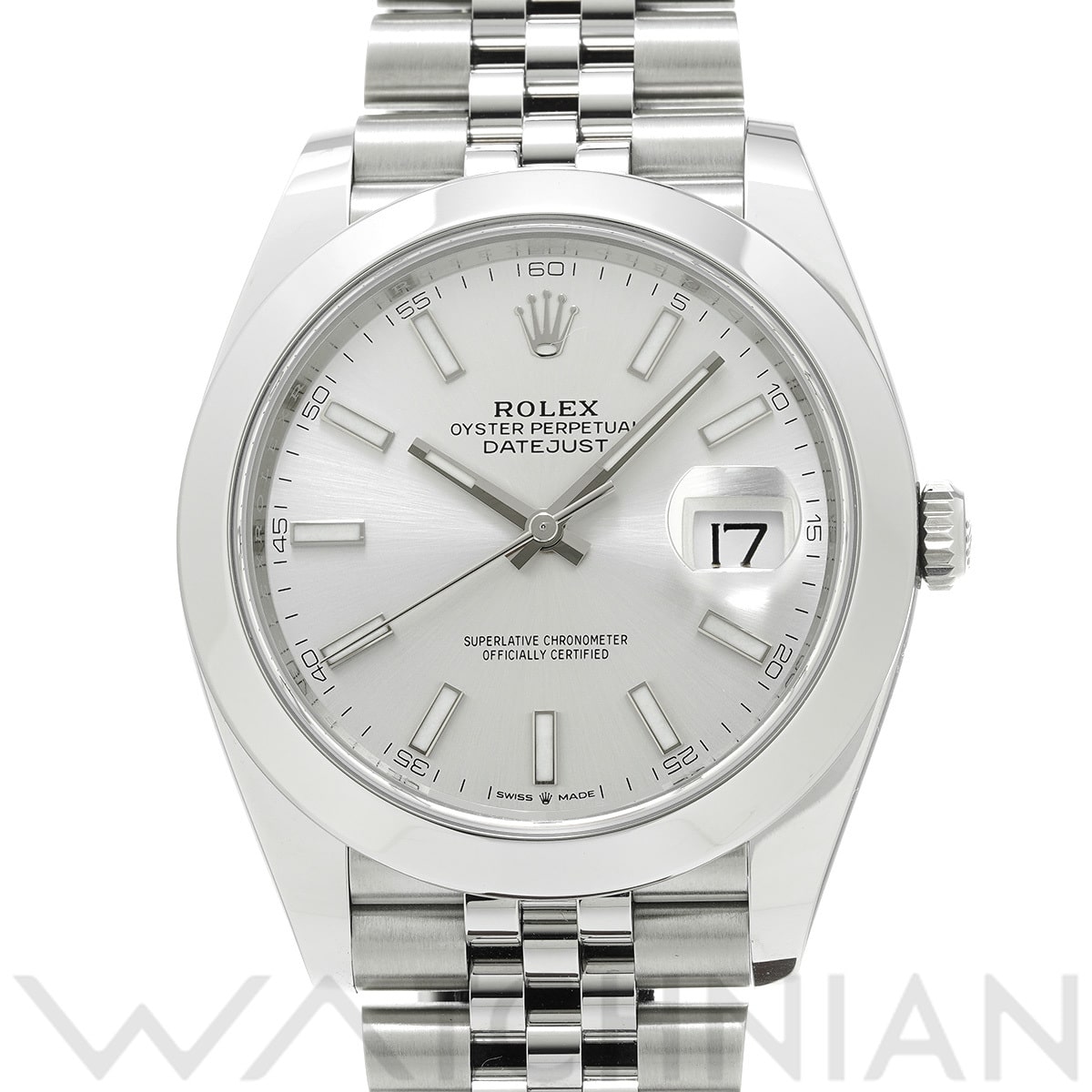 ロレックス デイトジャスト 41 126300 シルバー メンズ 時計 【新品】【wristwatch】