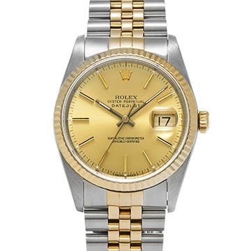 ロレックス デイトジャスト 16233 シャンパン メンズ 時計 【中古】【wristwatch】