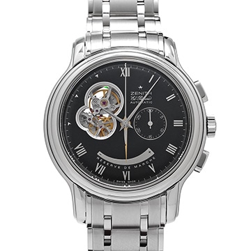 ゼニス グランドクロノマスター XXT オープン 03.1260.4021/21.M1260 ブラック メンズ 時計 【中古】【wristwatch】