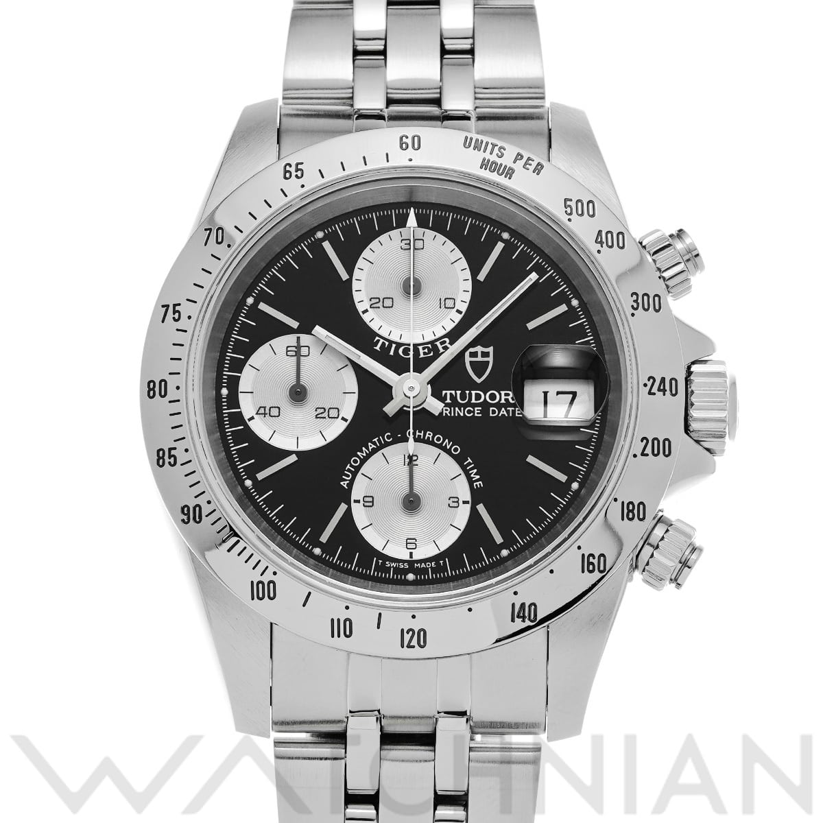 チューダー / チュードル クロノタイム タイガー 79280 ブラック/シルバー メンズ 時計 【中古】【wristwatch】