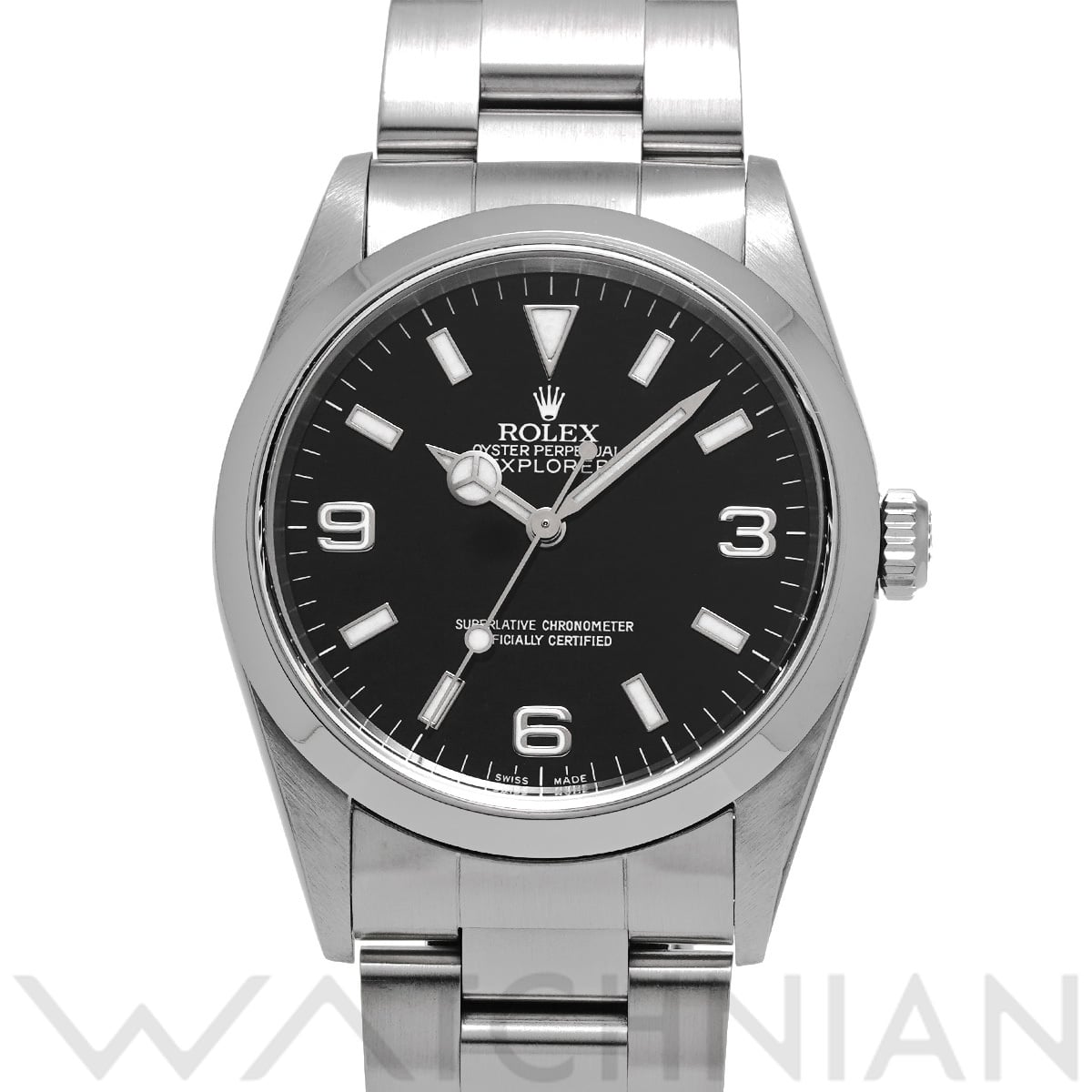 ロレックス エクスプローラー 14270 ブラック メンズ 時計 【中古】【wristwatch】