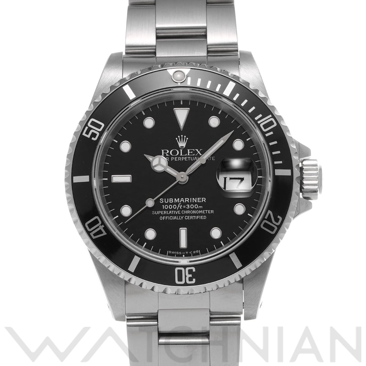 ロレックス サブマリーナ デイト 16610 ブラック メンズ 時計 【中古】【wristwatch】