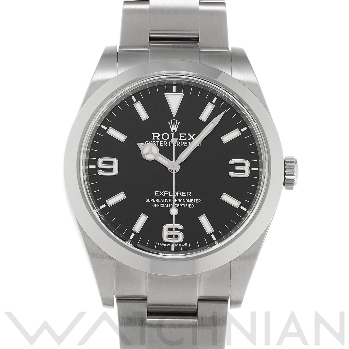 ロレックス エクスプローラー 214270 ブラック メンズ 時計 【中古】【wristwatch】