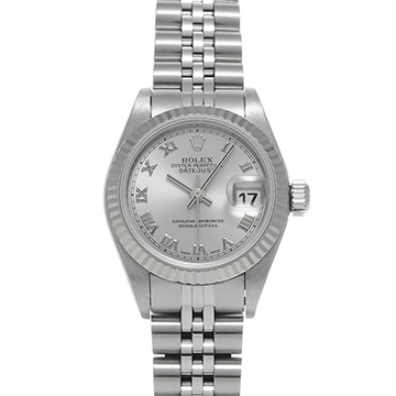 ロレックス デイトジャスト 69174 グレー レディース 時計 【中古】【wristwatch】