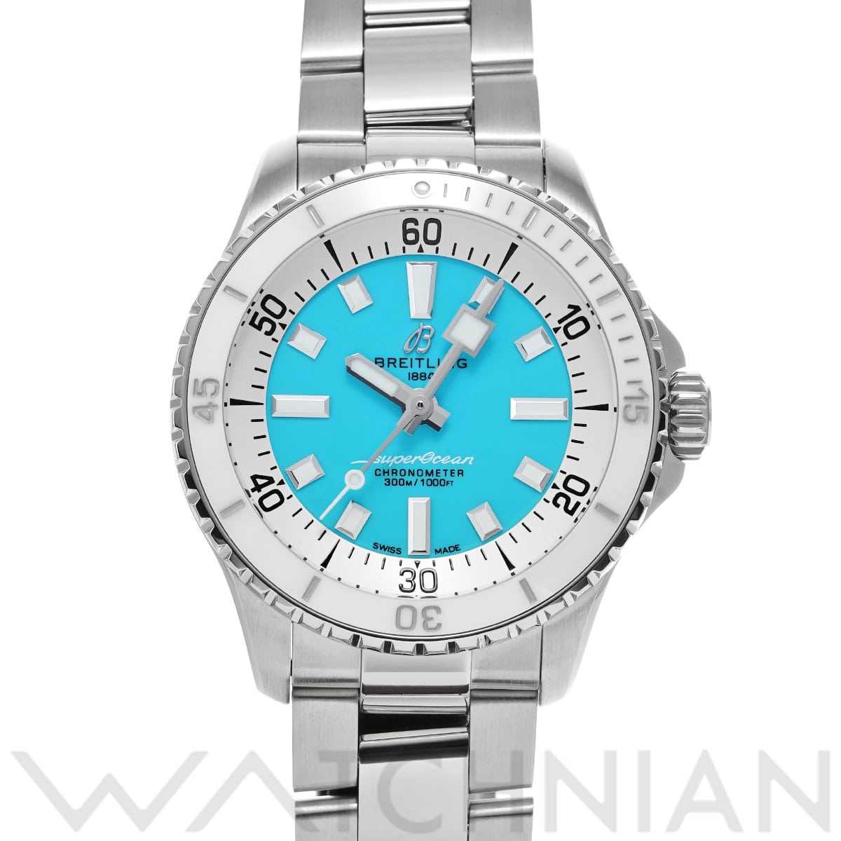 ブライトリング スーパーオーシャン オートマチック 36 A17377211C1A1 ターコイズ メンズ 時計 【中古】【wristwatch】