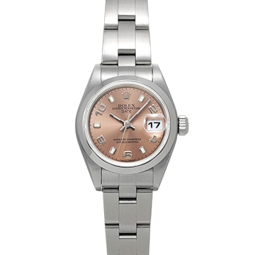 ロレックス オイスターパーペチュアル デイト 26 69160 ピンク レディース 時計 【中古】【wristwatch】