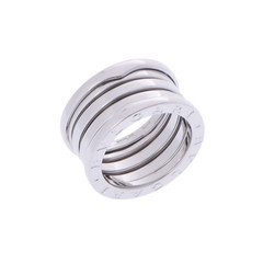 ブルガリ B.ZERO1リング #50 シルバー K18ホワイトゴールド WG レディース ジュエリー 【中古】【jewelry】