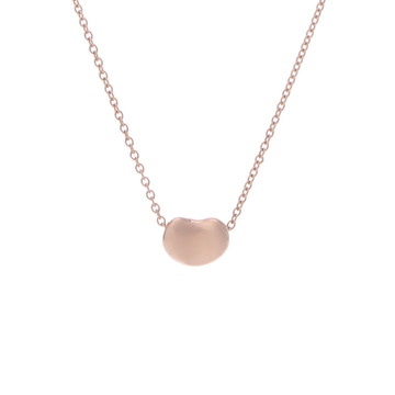 ティファニー ビーンネックレス ゴールド K18ピンクゴールド PG レディース ジュエリー 【中古】【jewelry】