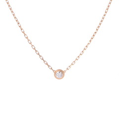 カルティエ ダムール ネックレス SM ゴールド K18ピンクゴールド PG レディース ジュエリー 【中古】【jewelry】