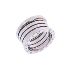 ブルガリ B.ZERO1 リング #50 シルバー K18ホワイトゴールド WG レディース ジュエリー 【中古】【jewelry】