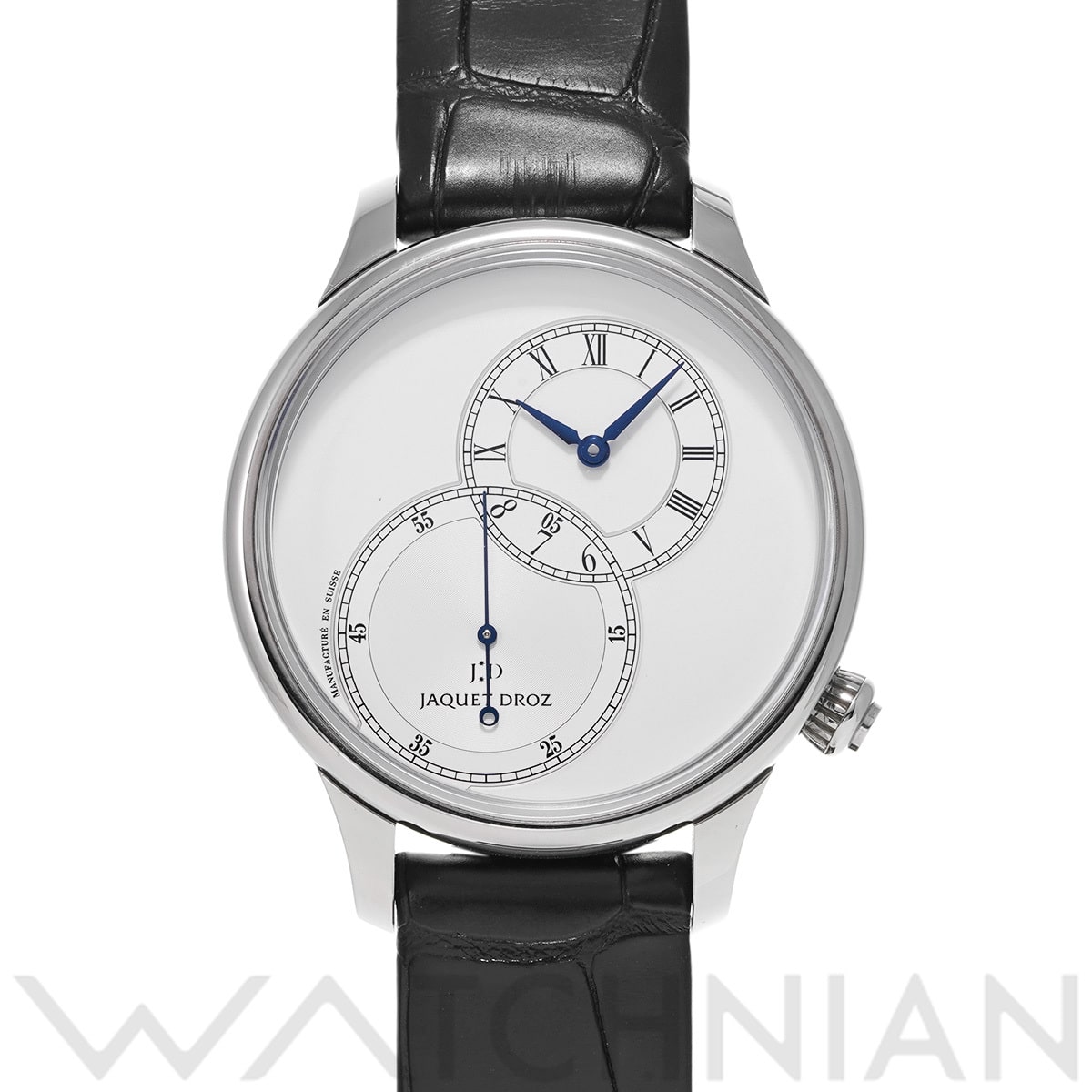 ジャケ ドロー グランセコンド オフ センター J006010240 シルバー メンズ 時計 【中古】【wristwatch】