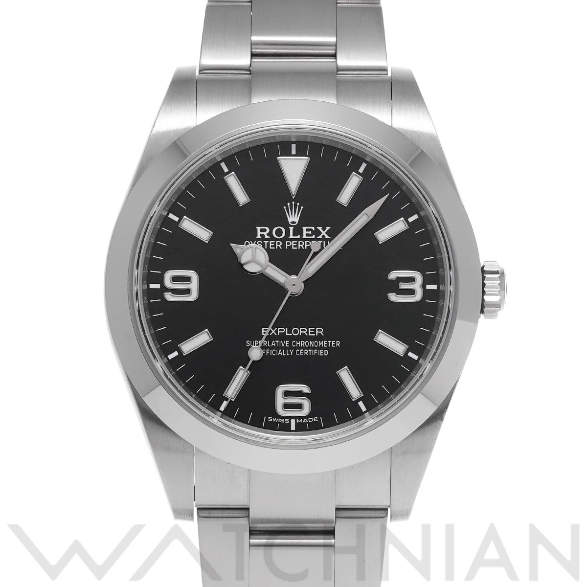 ロレックス エクスプローラー 214270 ブラック メンズ 時計 【中古】【wristwatch】