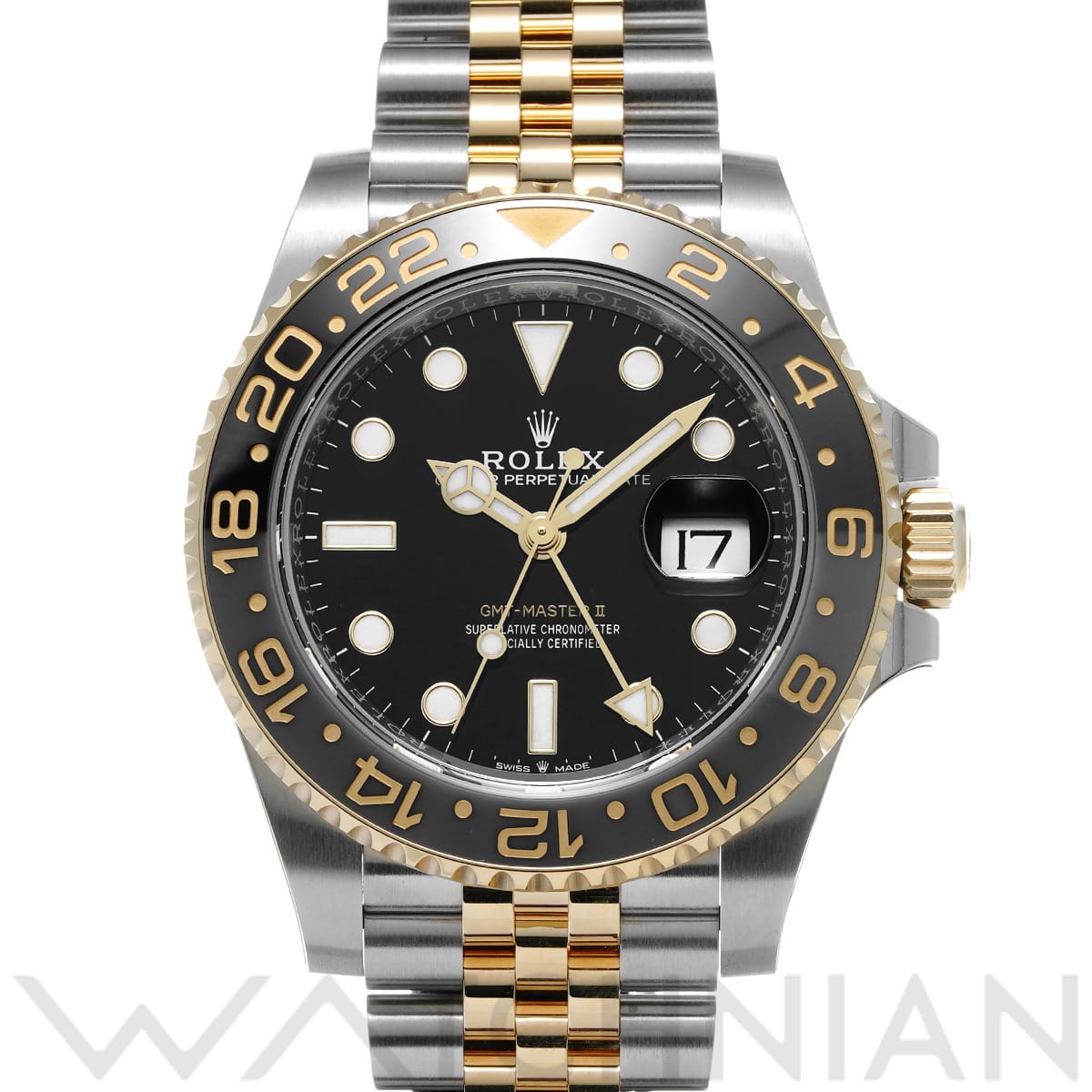 ロレックス GMTマスターII 126713GRNR ブラック メンズ 時計 【新品】【wristwatch】