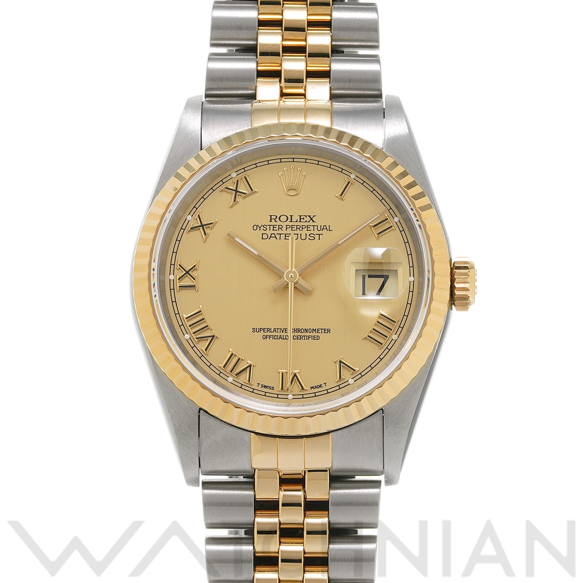 ロレックス デイトジャスト 36 16233 シャンパン メンズ 時計 【中古】【wristwatch】