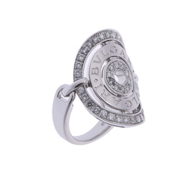 ブルガリ アストラーレチェルキ リング シルバー K18ホワイトゴールド WG レディース ジュエリー 【中古】【jewelry】