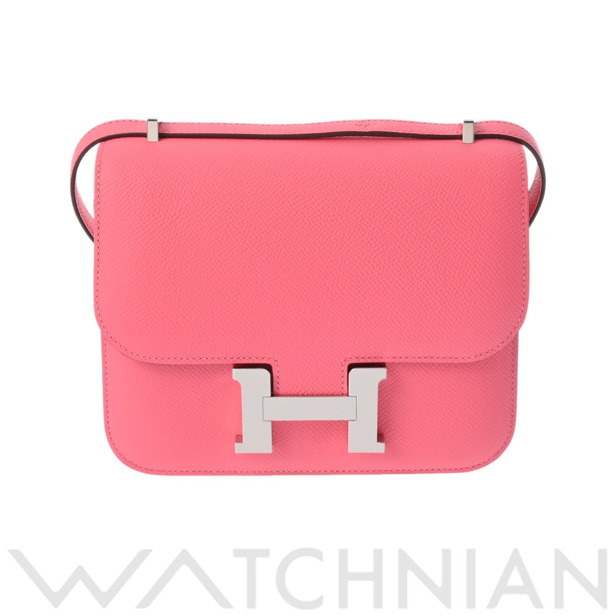 エルメス コンスタンス ミニ18 ミロワール ローズアザレ ヴォーエプソン レディース バッグ 【未使用】【bag】